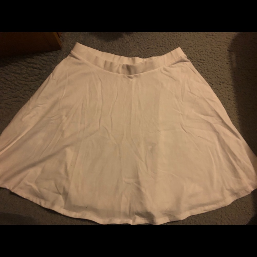 White skirt